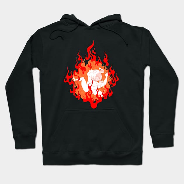 Fire Ball Hoodie by Jianrong_Lin